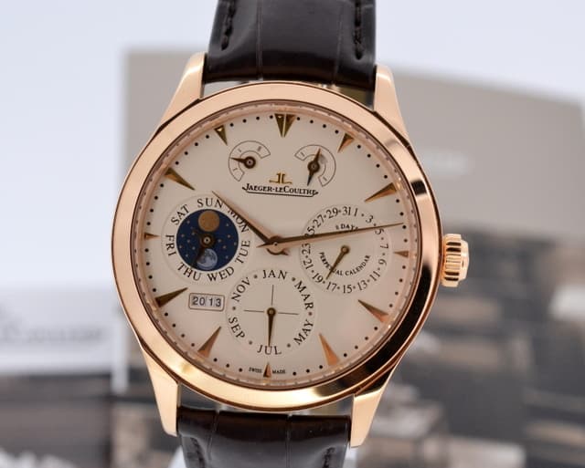 Jaeger LeCoultre Master Perpetual 8 Day 18K RG