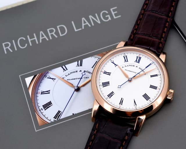 A. Lange and Sohne Richard Lange 18K Rose Gold