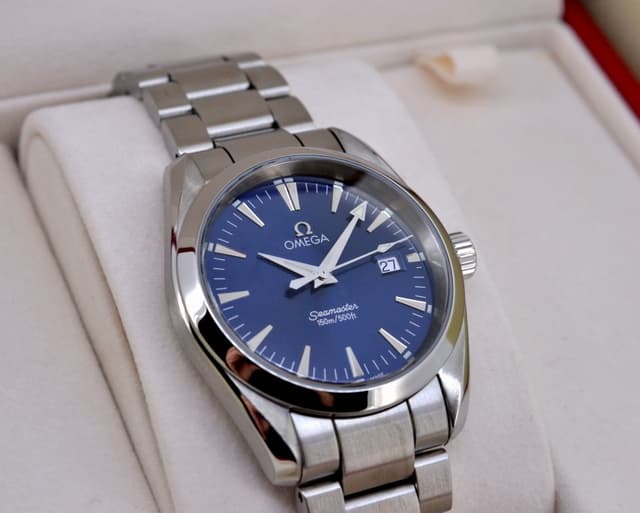 Omega Seamaster Aqua Terra Blue Dial Quartz