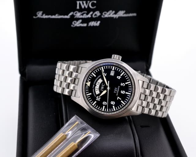 IWC UTC Black Dial SS / SS