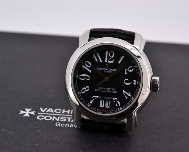 Vacheron Constantin Malte Large Calendar 18K White Gold / Black Dial