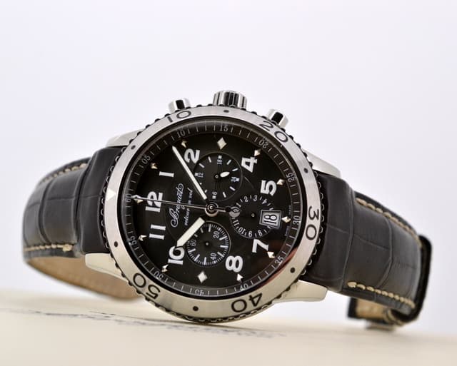 Breguet Type XXI Flyback SS / Brown Alligator