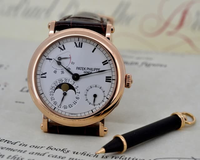 Patek Philippe Power Reserve Moonphase 18K Rose Gold