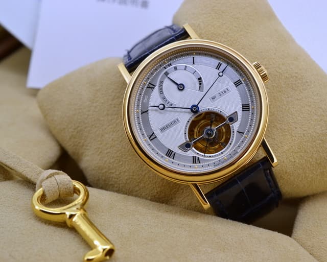 Breguet Tourbillon 5 Day
Automatic 18K Yellow Gold