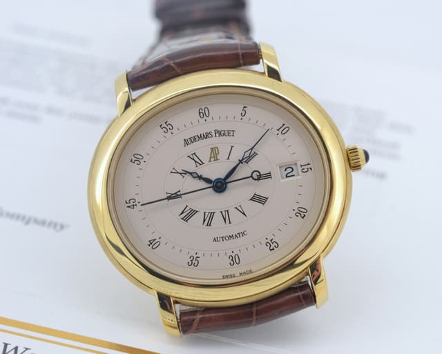 Audemars Piguet Millenary 18K Yellow Gold Silver Dial