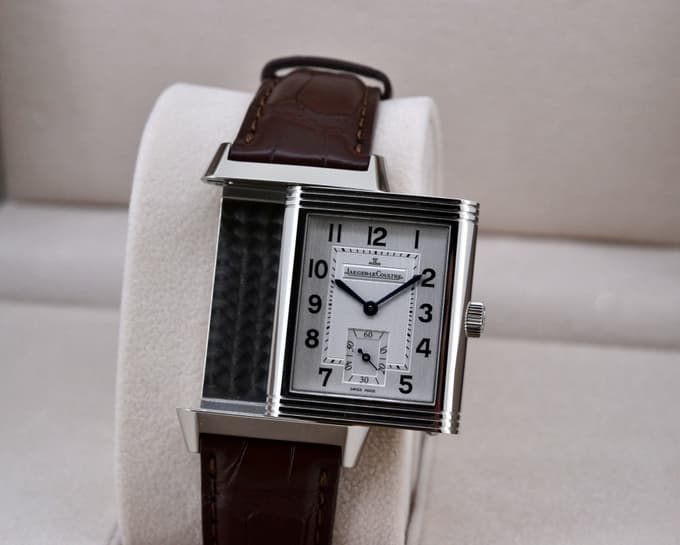 Jaeger LeCoultre Reverso Grande Taille SS Silver Dial UNWORN