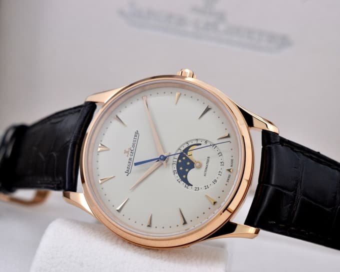 Jaeger LeCoultre Master Ultra Thin Moon 18K Rose Gold UNWORN