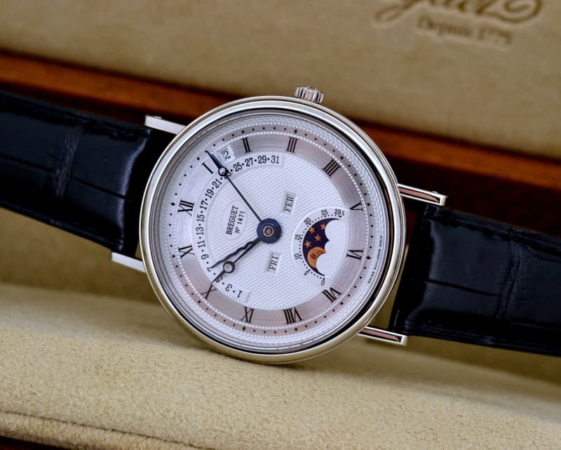 Breguet Classique Retrograde Perpetual Calendar 18K White Gold
