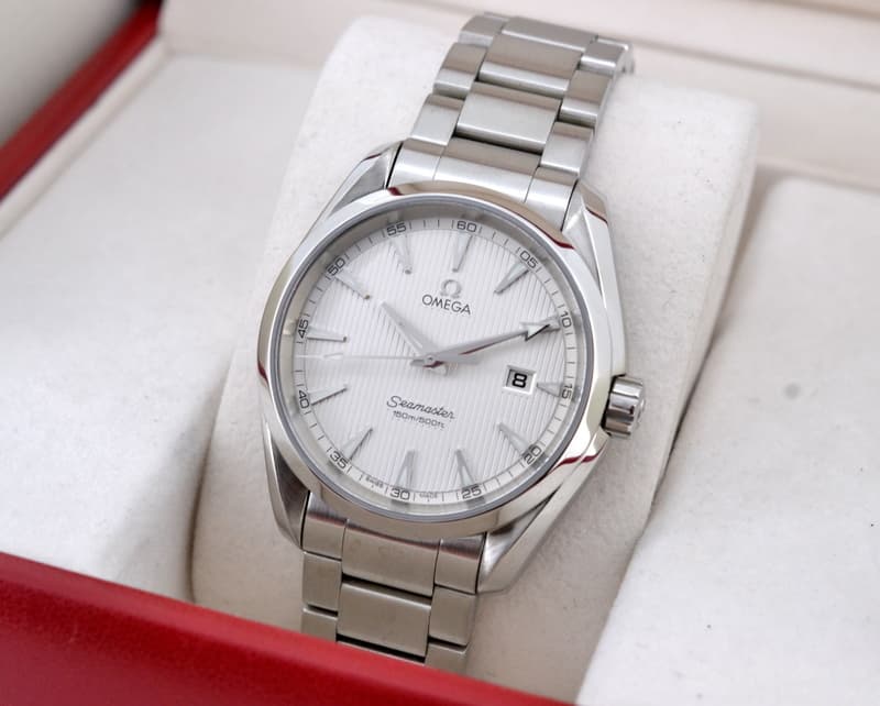 Omega Seamaster Aqua Terra Silver Dial SS Quartz