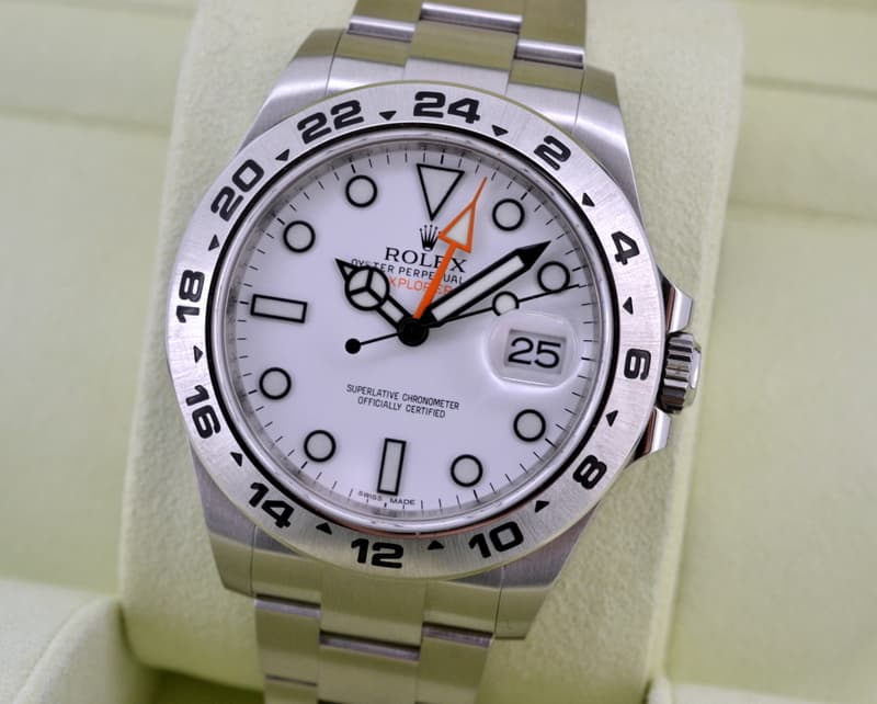 Rolex Explorer II White Dial