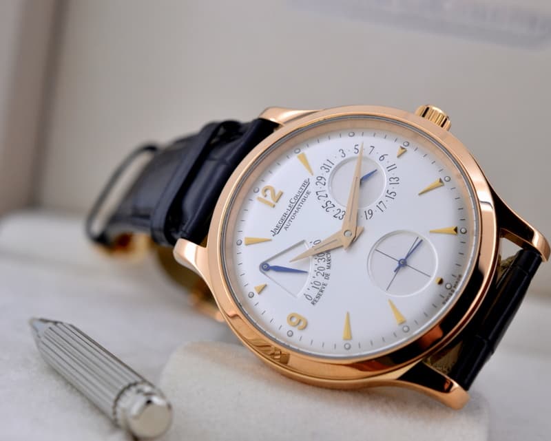 Jaeger LeCoultre Master Reserve de Marche 18K Rose Gold / Silver Dial