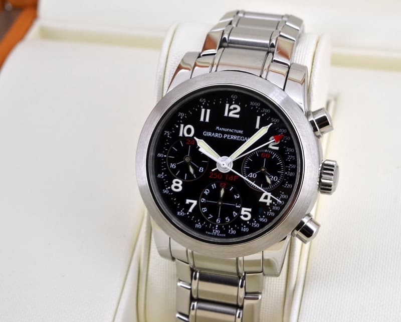 Girard Perregaux Ferrari 250 GT TDF Chronograph Black Dial SS / SS