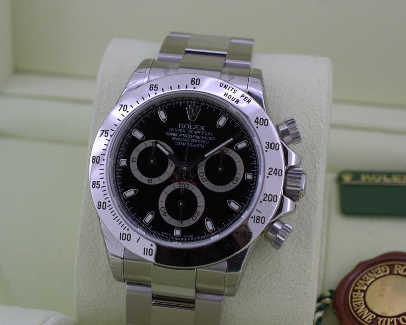 Rolex Daytona SS Black Dial