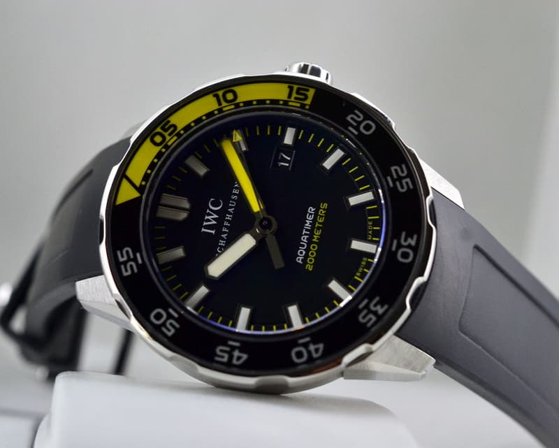 IWC Aquatimer 2000 Black Dial SS / Rubber