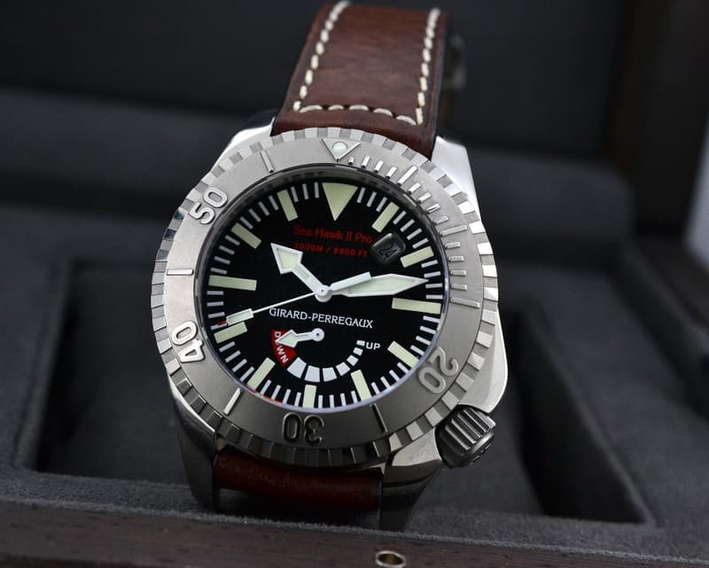 Girard Perregaux Sea Hawk II Pro Titanium / Leather
