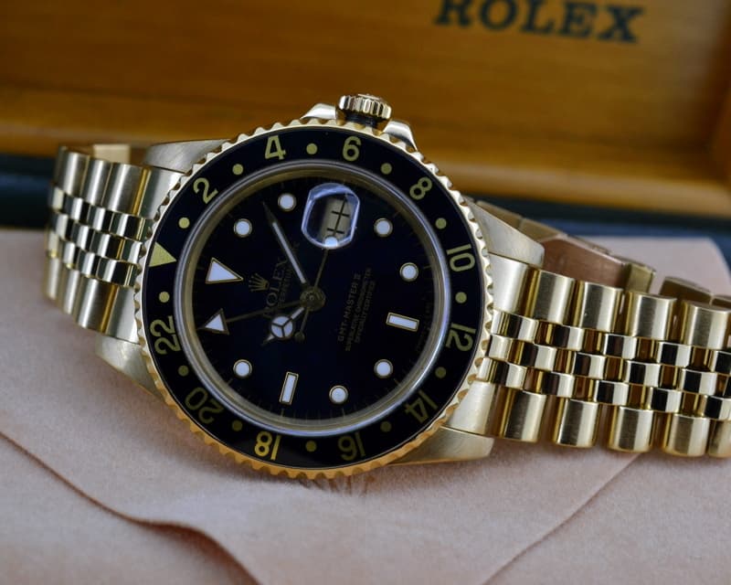 Rolex GMT Master II 18K Yellow Gold / Bracelet