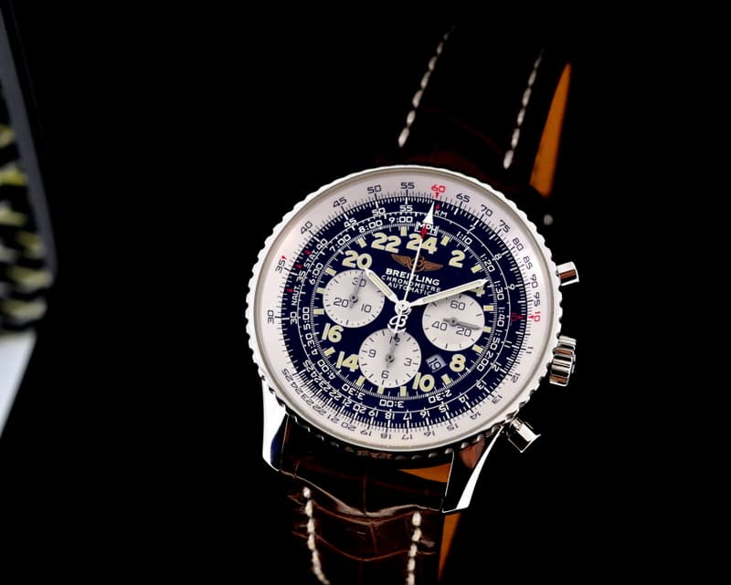 Breitling Cosmonaute Flyback
Automatic SS Black Dial