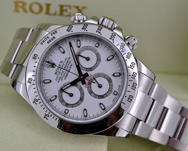 Rolex Daytona SS White Dial