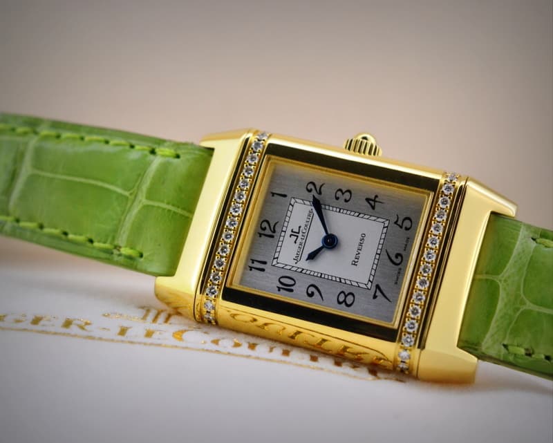 Jaeger LeCoultre Reverso Florale 18K Yellow Gold