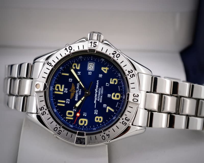 Breitling SuperOcean SS Blue Dial