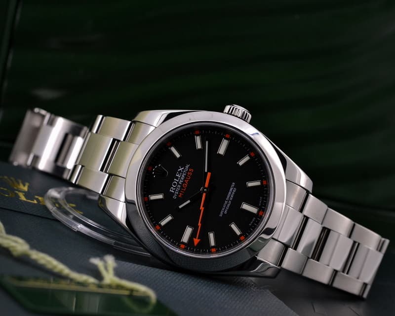 Rolex Milgauss SS Black Dial