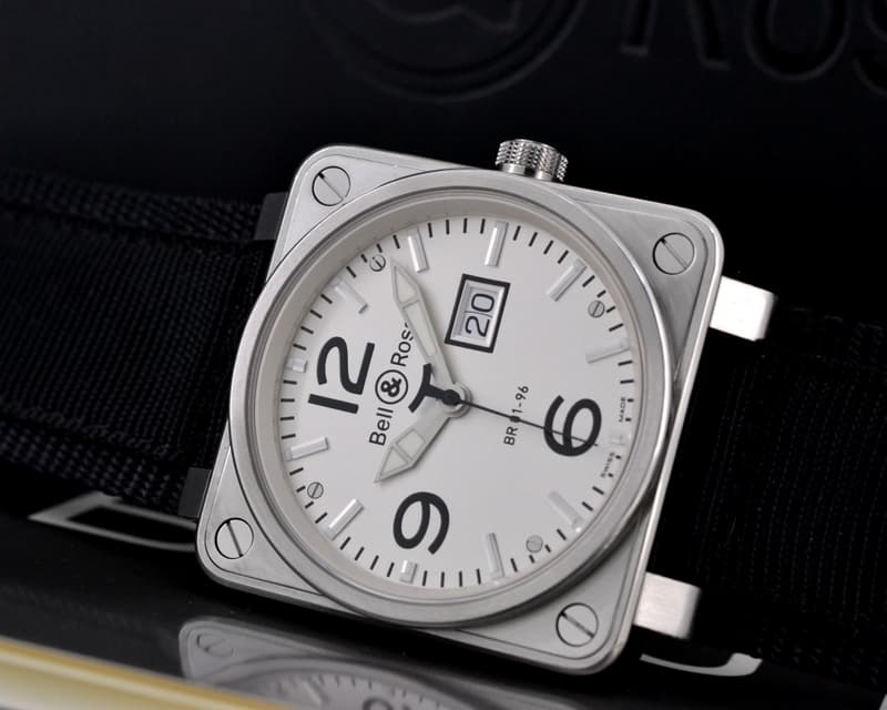 Bell & Ross BR 01 96 Big Date SS
Silver Dial