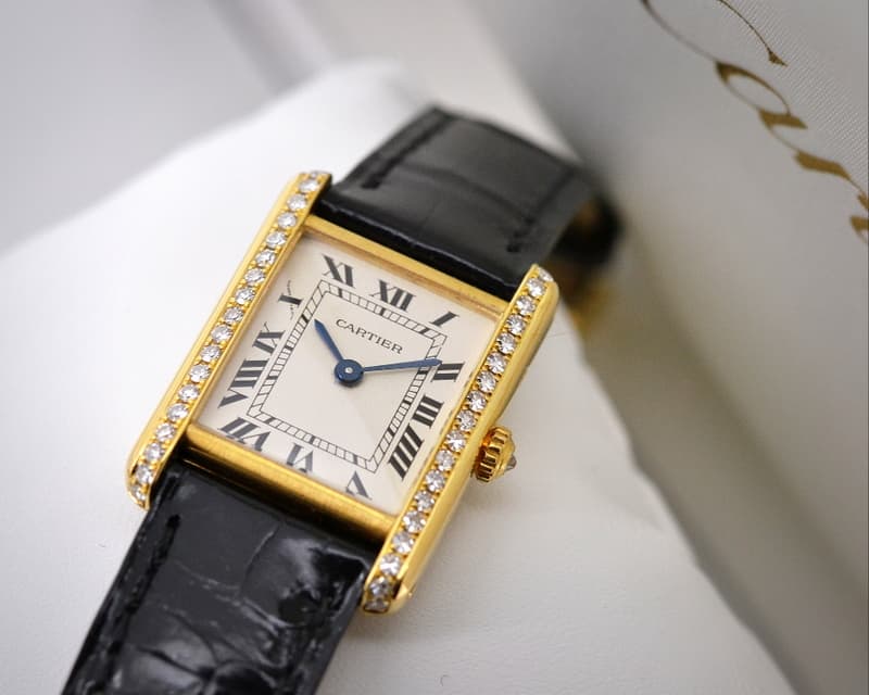 Cartier Tank Francaise 18K Yellow Gold / Diamond Case