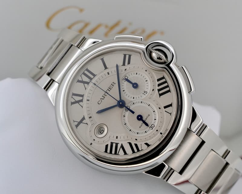 Cartier Ballon Bleu Chronograph SS / SS