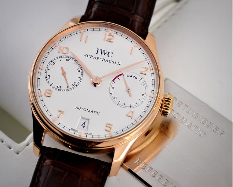 IWC Portuguese 7 Day Automatic 18K Red Gold