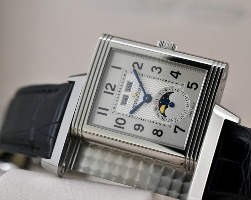 Jaeger LeCoultre Reverso Grande Calendar SS Silver Dial