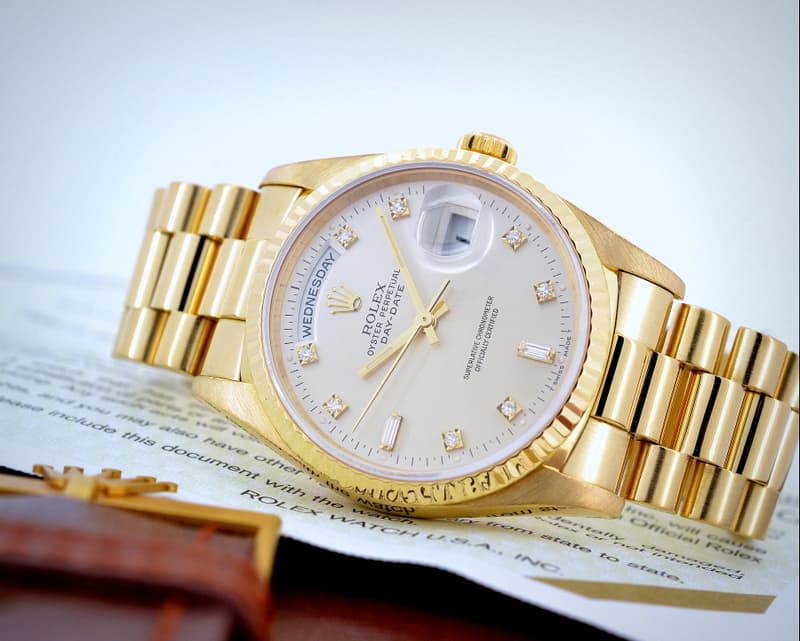 Rolex Day Date President 18K Yellow Gold / Diamnd Dial