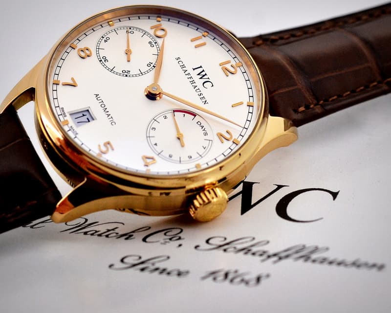 IWC Portuguese 7 Day Automatic 18K Rose Gold