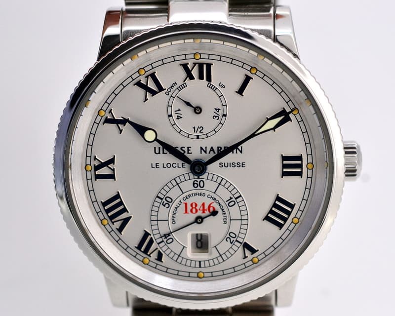 Ulysse Nardin Marine Chronometer 1846 Silver Dial SS / SS