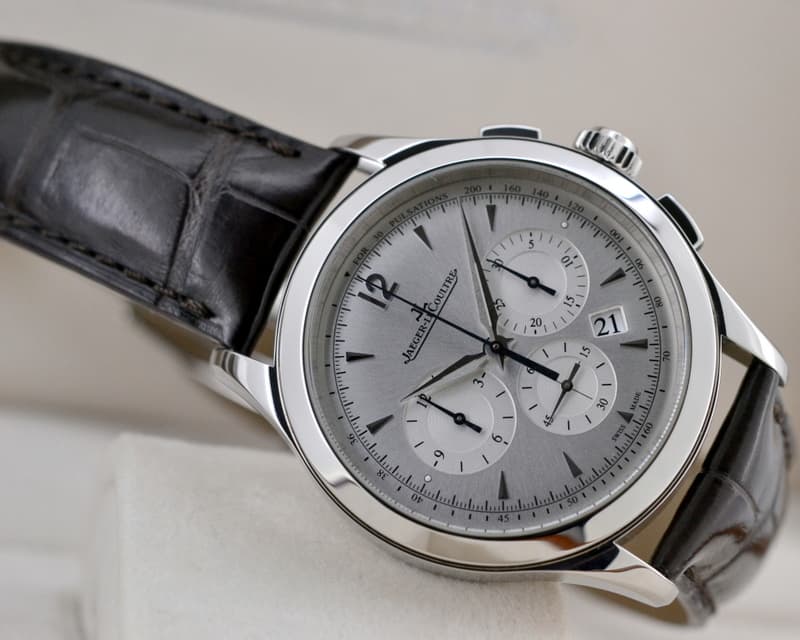 Jaeger LeCoultre Master Chronograph SS Silver Dial