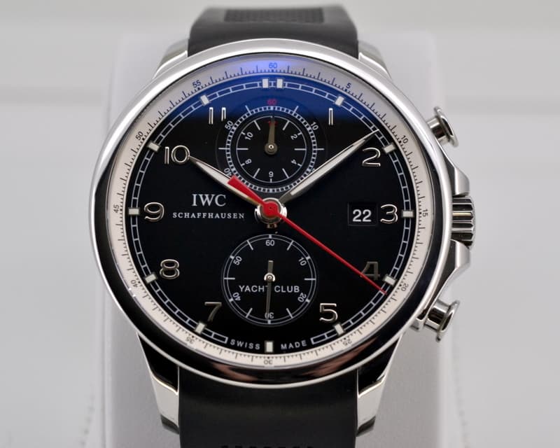IWC IWC Portuguese Yacht Club Flyback SS Black Dial