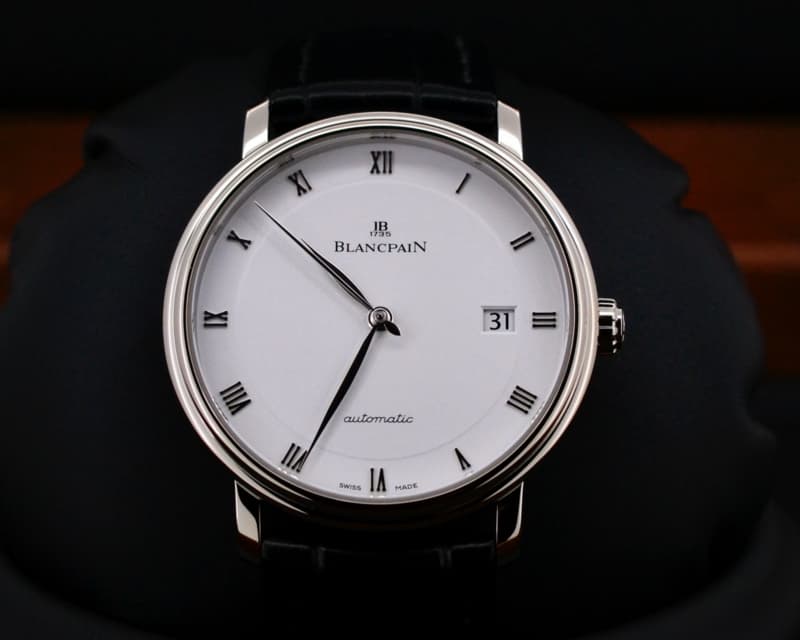 Blancpain Ultra Slim White Dial Automaitc SS