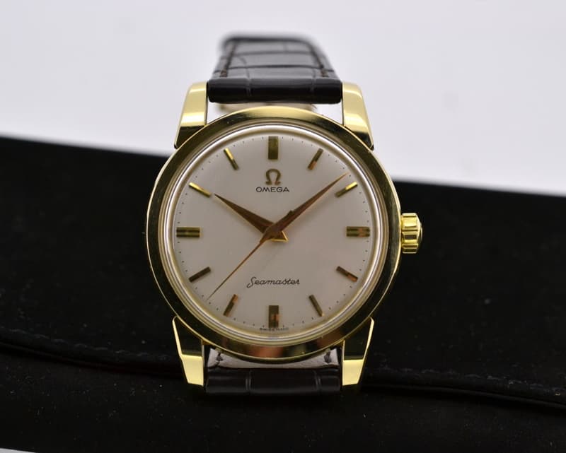 Omega Seamaster Manual Wind Gold Capped