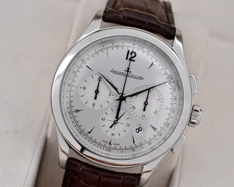 Jaeger LeCoultre Master Chronograph SS Silver Dial