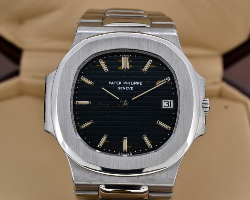 Patek Philippe Vintage Nautilus Automatic SS Blue Dial