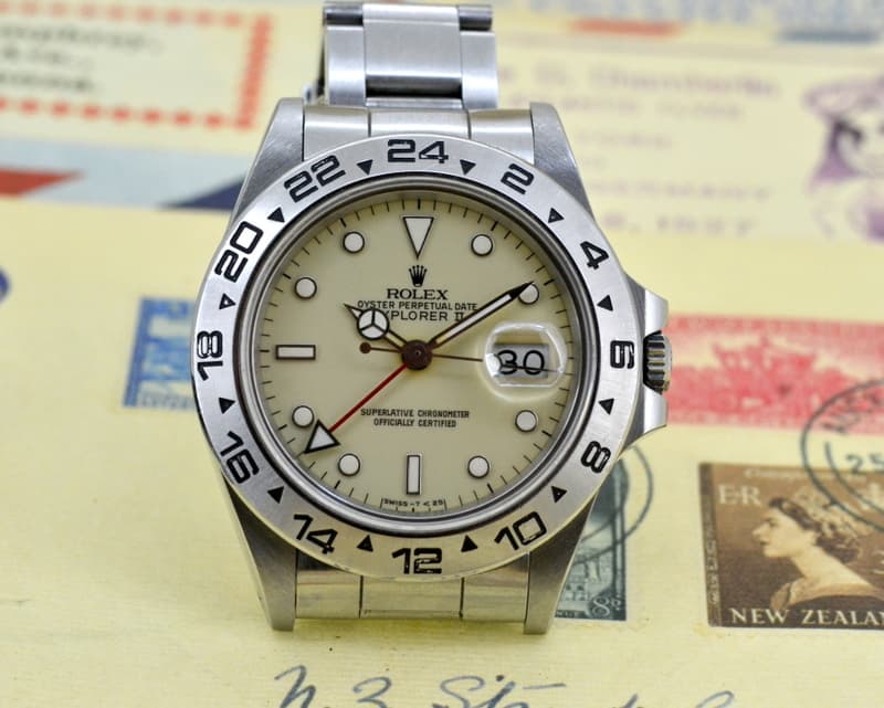 Rolex Explorer II "Cream" Dial SS / SS
