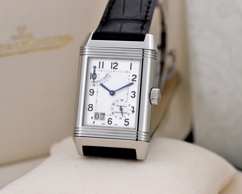 Jaeger LeCoultre Grande Date Reverso SS / Alligator
