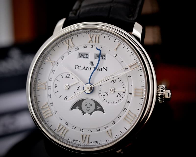 Blancpain Villeret Single Pusher Chronograph Complete Calendar SS