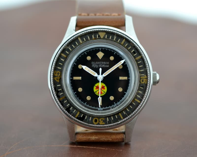 Blancpain Vintage Fifty Fathoms Aqualung NO RADIATION Circa 1965 41MM