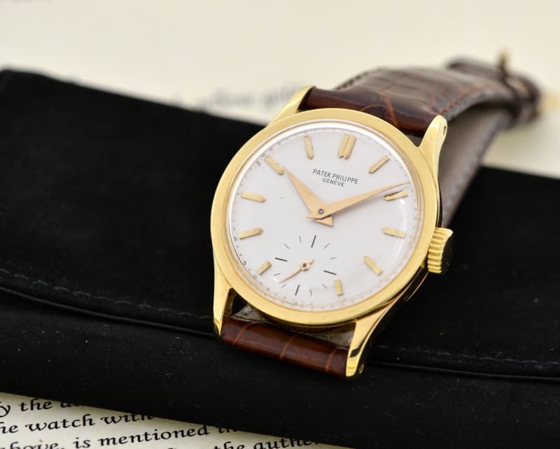 Patek Philippe Calatrava 18K Yellow Gold / Silver Dial