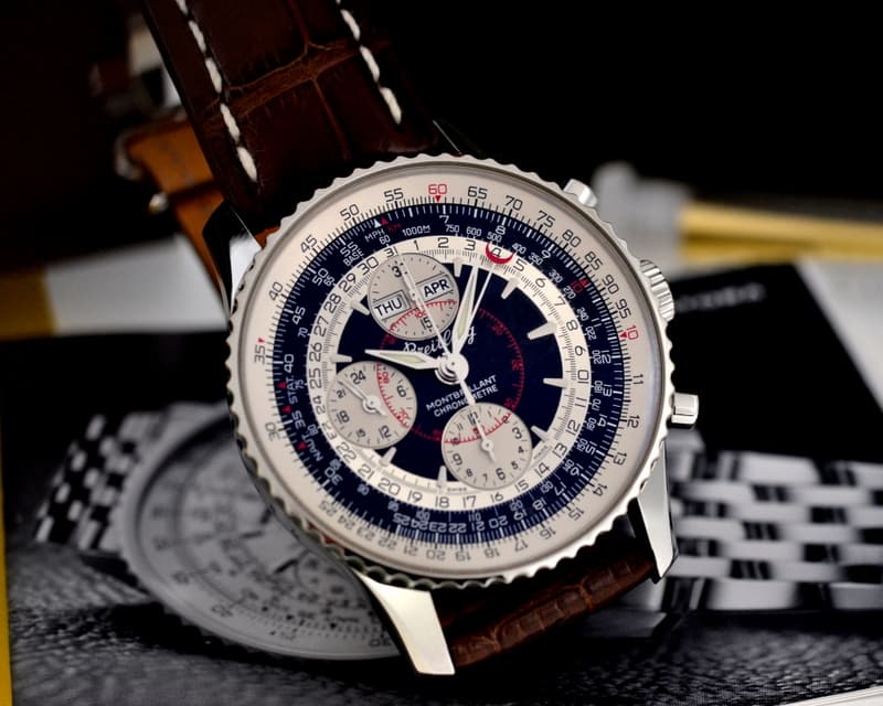Breitling Navitimer Montbrillant Datora Black / Silver