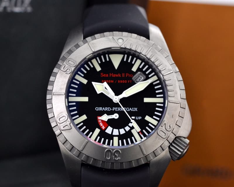 Girard Perregaux Sea Hawk II Professional Titanium / Rubber