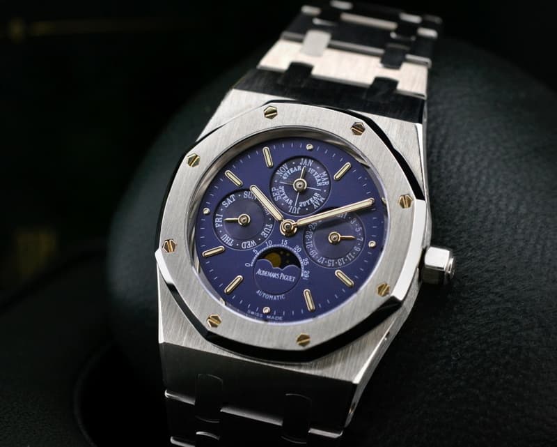 Audemars Piguet Royal Oak Perpetual Calendar SS Blue Dial 33MM