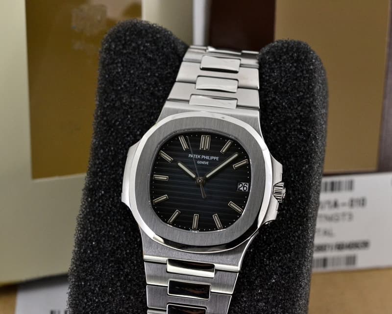 Patek Philippe Jumbo Nautilus Blue Dial SS UNWORN