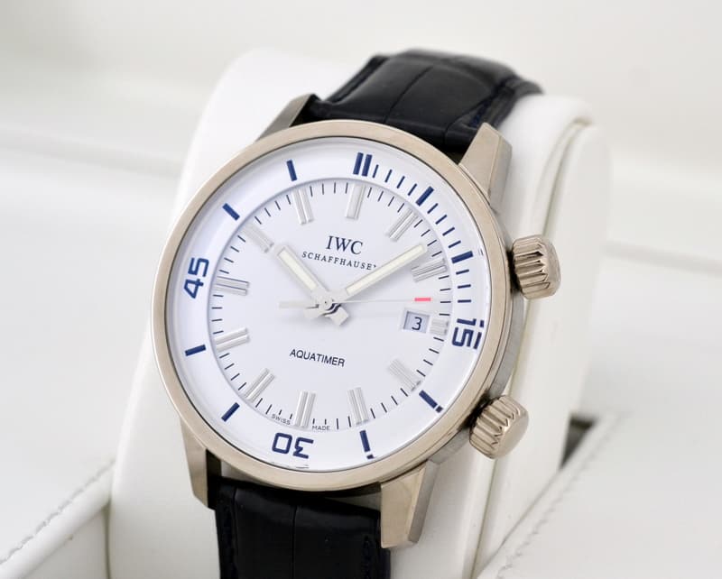 IWC Vintage Collection Aquatimer White Dial / 18K White Gold