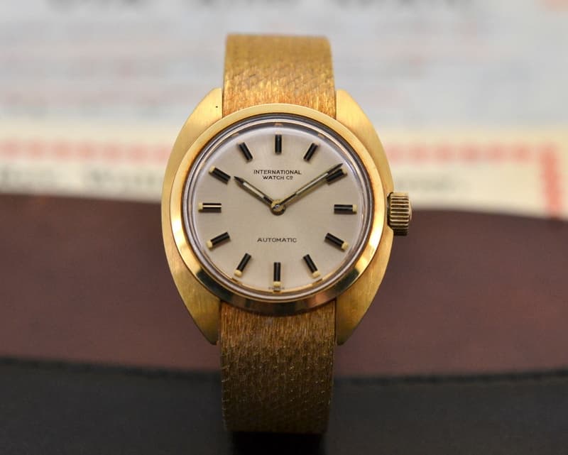 IWC Vintage Ladies Automatic 18K Yellow Gold
